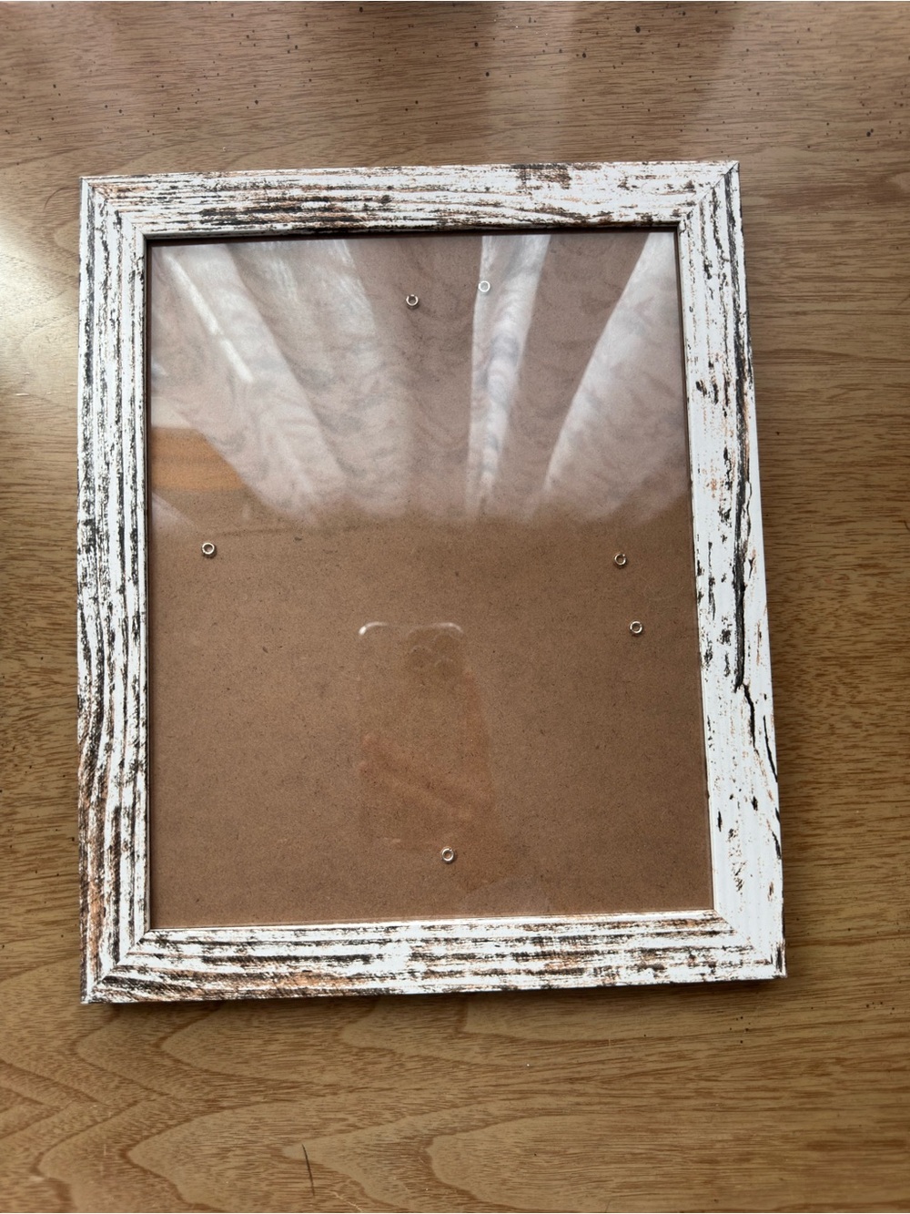 Rustic White Distressed Picture Frame
